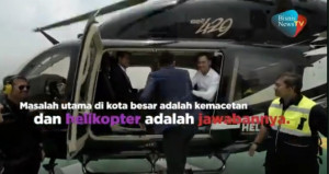 HELIKOPTER,  Perlukah Taksi Udara di Kota,-Kota Besar ...?