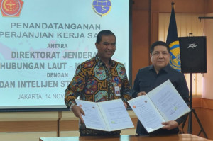 Kemenhub dan Bais TNI Teken Perjanjian  Bersama  Bidang Keselamatan Pelayaran