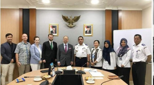Bahas  Kerjasama, Pemerintah Amerika Serikat Kunjungi Kantor Indonesia Coast Guard 