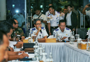 Sekditjen Hubdat Pimpin Rakor Nataru 2020 Sektor Penyeberangan di Merak Banten