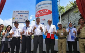 Sinergi BUMN, Bangun Sumur Bor Bagi Masyarakat Gunung Kidul