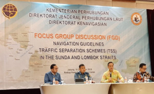 Kemenhub Siapkan Panduan Kenavigasian Jelang Implementasi TSS Selat Sunda Dan Selat Lombok Juli 2020