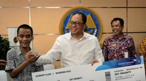 Garuda Indonesia Fasilitasi Mudik Gratis Nataru  Kaum Difable