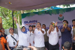 Jasa Marga 8 BUMN Sinergi Kembangkan Kawasan BUMN Giving Back to Nature Banksasuci