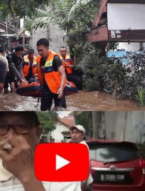 JABOTABEK DIKEPUNG BANJIR SATU ORANG TEWAS TERSENGAT LISTRIK