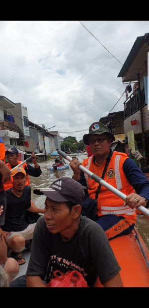 Kemenbub Dirikan Posko Banjir Jabodetabek di Pelabuhan Tanjung Priok