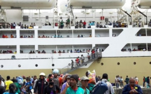 Pantau Arus Balik Nataru di Jayapura, Ini Pesan Dirlala Capt Wisnu Handoko