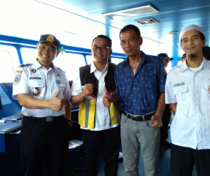 Sidak KM Sanus 81, Dirlala Capt Wisnu Pastikan Layanan Penumpang dan Barang Berfungsi  Optimalkan