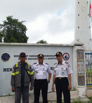 Menara Suar Skouw Papua Tetap Setia Menjaga NKRI 