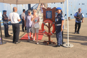 KSOP Ambon Dan Jajaran Sambut Kedatangan Kapal Cruise MV Boudicca