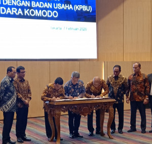 KPBU Bandara Komodo NTT Ditandatangani 