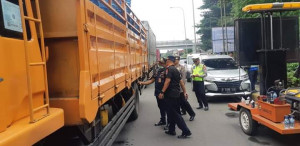 Tim Gabungan di Jakarta Lakukan Penertiban ODOL di Jalan Tol,  Ini Hasilnya