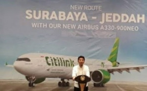Terbang Surabaya Jeddah, Maskapai Citilink Bidik Jamaah Umrah