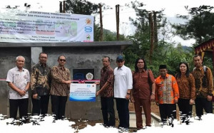 WIKA dan UGM Bangun Instalasi Air Bersih  di Kaki Gunung Sindoro-Sumbing 