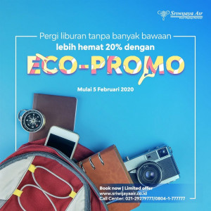 Gaet Millenials dan Pebisnis, Sriwijaya Air Luncurkan Program Eco-Promo