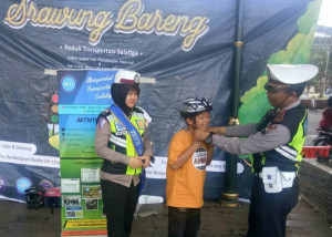 MTi Salatiga Bersama Satlantas Gelar Edukasi Keselamatan Lalu Lintas