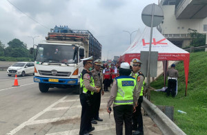 80 Kendaraan Tertangkap ODOL di Tol Wiyono Wiyoto