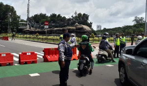 Awas, Rekayasa Arus  Lalu Lintas di Silang Monas