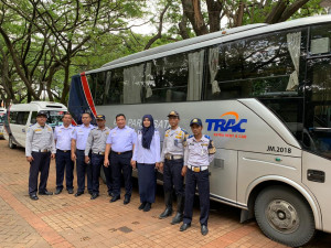 Operasi Angkutan Pariwisata di Parkir Timur GBK, Ditemukan Bus  Melanggar UU 