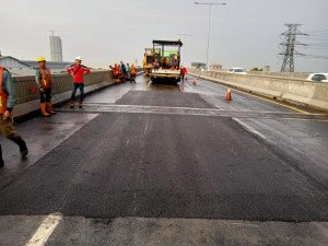 Pekerjaan Rekonstruksi Jalan Tol Jakarta-Cikampek II (Elevated)  Dilanjutkan Akhir Pekan Ini 
