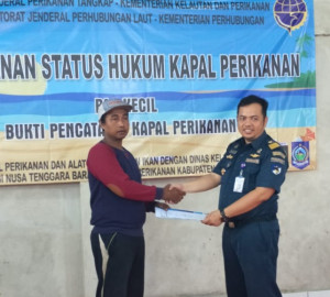 Manjakan Pengusaha Perikanan dan Nelayan, Kemenhub Buka Gerai Pas Kecil di NTB 