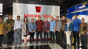 HIPMI Jajaki Kerjasama Strategis Dengan Krakatau Steel