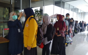 Tangkal Penyebaran Virus Corona,  Pegawai Pertamina Diperiksa Petugas RSPP