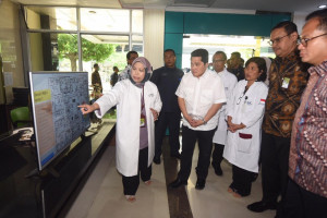 Jadi RS Rujukan Covid-19, RS Pertamina Jaya Disidak Menteri BUMN