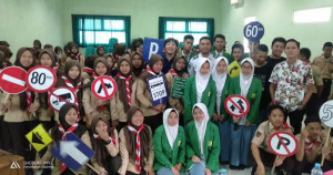 Begini Kemeriahan Edukasi Keselamatan Lalu Lintas Oleh MTi Salatiga 