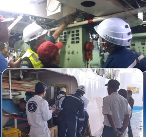 Jelang Lebaran, Aparat Kemenhub Cek Kelaiklautan Kapal di Tanjung Api-Api