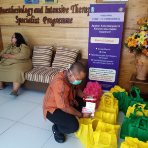 Pertamina MOR V Bagikan 150 Paket Peduli Paramedis  ke RS Dokter Soetomo  Surabaya