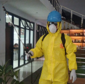 PGE Berlakukan WFH dan Disinfeksi Ruang Kerja di Kantor
