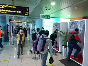 AP II Sediakan  Walk Through Disinfection Bagi Penumpang Pesawat dan Pekerja di Bandara