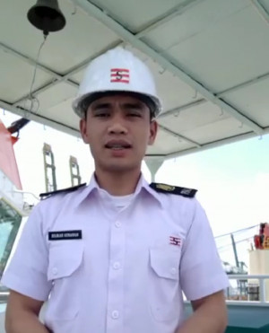 Ingin Jadi Perwira Pelaut, Ini Pesan Hilman Gunawan Cadet Poltekpel Sorong di PT Samudera Indonesia