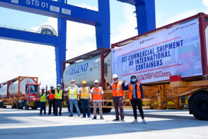 Ekspor Perdana Pemkab Batubara Dilepas dari Pelabuhan  Kuala Tanjung