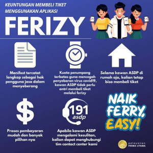 Tekan Penyebaran Covid-19, Penumpang Kapal Ferry Wajib Beli Tiket via Online