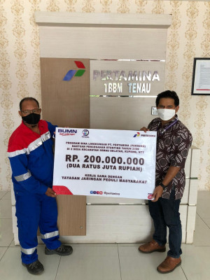 Lawan Stunting di NTT, Pertamina Gandeng BERNAS Semanu Senilai Rp200 Juta