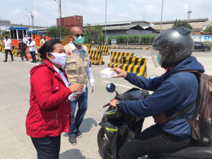 OP Tanjung Priok Ambil Bagian Pada Aksi Bagi 2.000 Masker di Pelabuhan Tanjung Priok