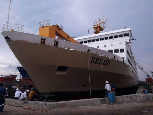 KM Kelud Lakukan Karantina Setibanya di Pelabuhan Belawan Medan