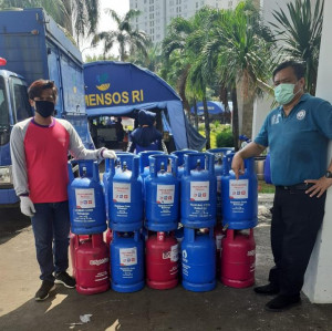 Pertamina Salurkan Bantuan LPG ke Dapur Umum  di Wilayah  Jakarta