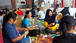 Pertamina Berdayakan Warga Binaan Lapas Dumai Produksi Face Shield dan Masker