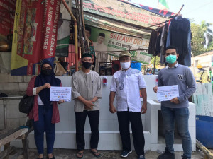 Perum PPD Bangun Sarana Cuci Tangan di Dua Kelurahan di Jakarta Timur