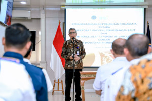 Ditjen Hubla Bersama BPTJ dan BSI  Teken  Kesepaktan Bersama 
