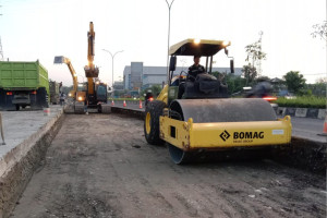 Tiga Lokasi Ruas Jalan Tol Jakarta-Cikampek Kembali Dilakukan Perbaikan