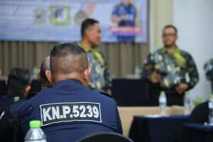 KPLP  Latih Seluruh  Personilnya di Kapal Patroli Mahir Menembak