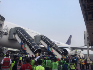 JAS Selesaikan Penanganan  249 Penerbangan Angkutan Haji  Saudi Airlines 