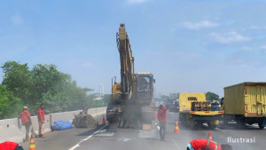 Jasa Marga Kembali Lakukan Perkerasan Pada Ruas Tol Jakarta-Tangerang