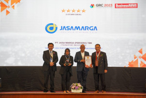 Jasa Marga Meraih Tiga Penghargaan  Predikat Gold Bintang Lima