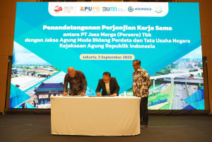 Jasa Marga dan JAM DATUN Tandatangani Perjanjian Kerja Sama