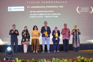 Jasa Marga Raih Dua Penghargaan TOP GRC Awards 2023